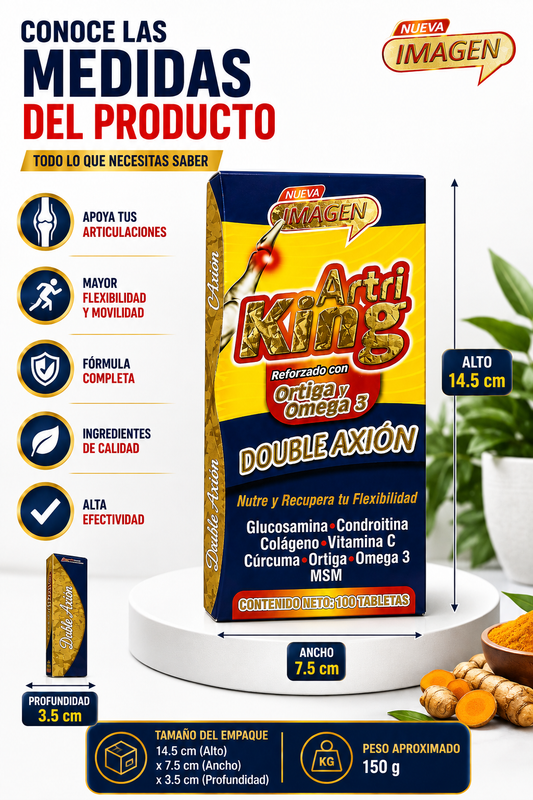 Artri King Doble Acción – 100 Tabletas