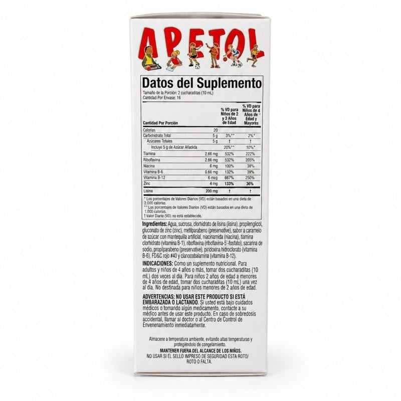 Apetol Vitaminado Liquid Dietary Supplement – 6 fl oz
