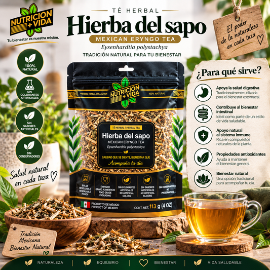 Hierba del Sapo Natural – Té Herbal Premium | 4 oz (113 g)