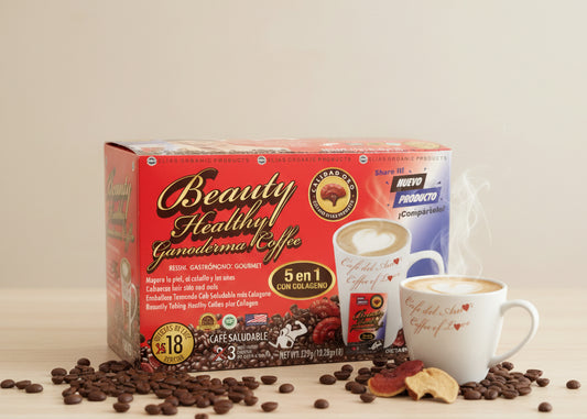 Beauty Healthy Ganoderma Coffe 5 en 1 Con Colageno