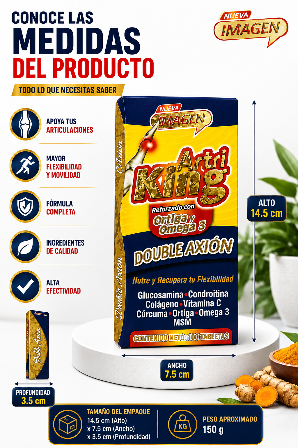 Artri King Doble Acción – 100 Tabletas