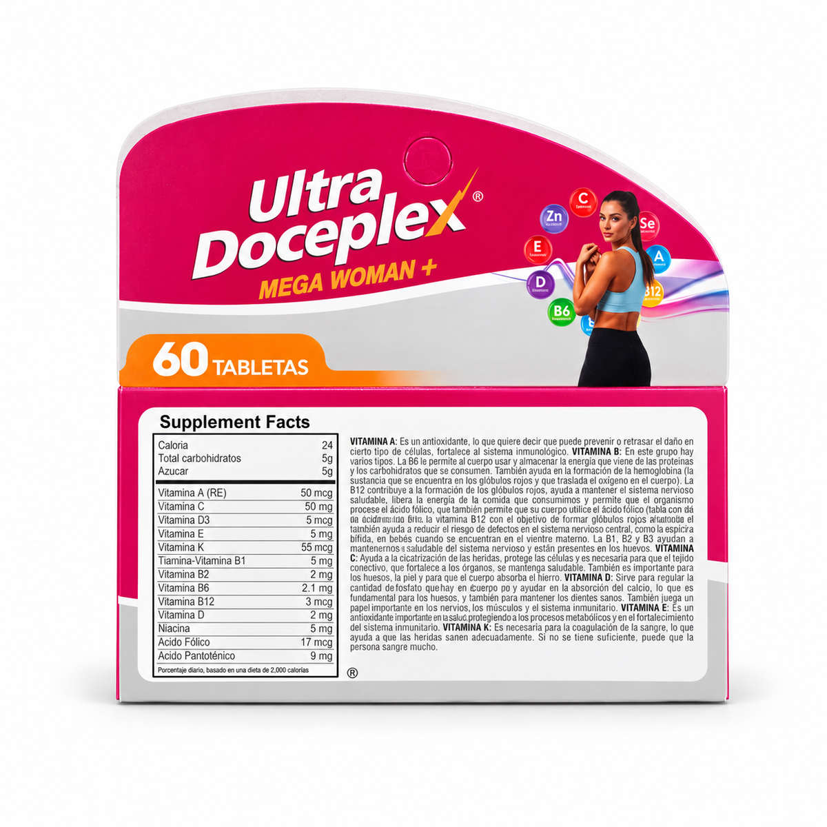 Ultra Doceplex Mega Woman+ – 60 Tabletas