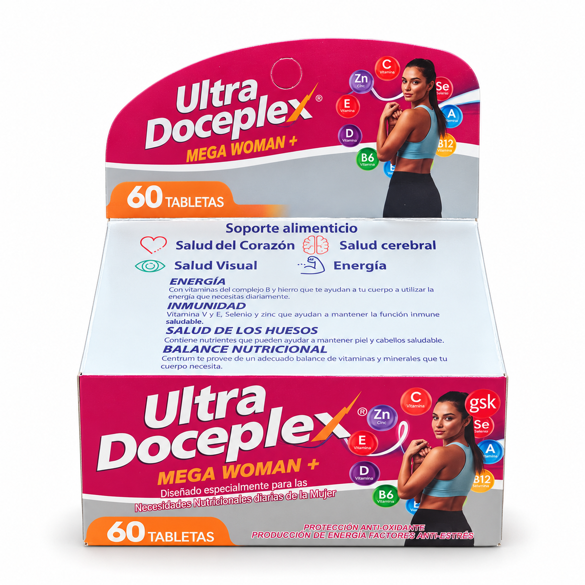 Ultra Doceplex Mega Woman+ – 60 Tabletas