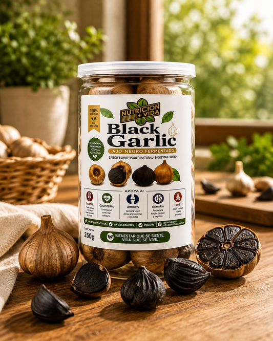 Black Garlic- Ajo Negro Fermentado 250g Nutrición Más Vida