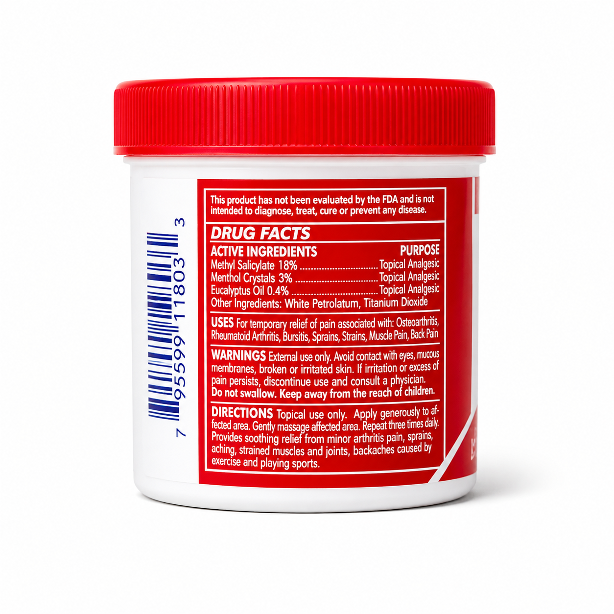 Cofal Fuerte Inflamación Relief Cream, Healthcare Topical Wellness Supplement, 3.5oz