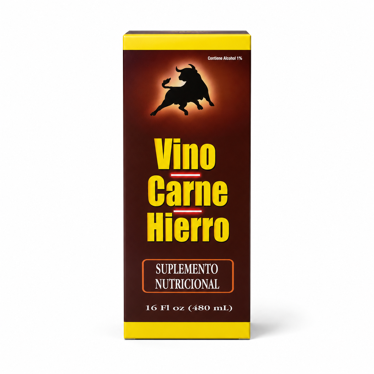 Vino Carne Hierro Multivitamin Nutritional Topical Supplement - 16fl oz, for Health & Nutrition Support.