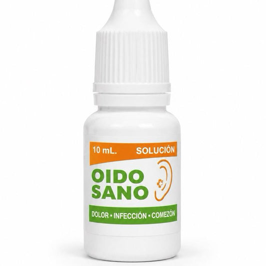 Ear Care Drops for Pain, Infection & Itching Relief - 10mL (Odio Sano Dolor, Infección, Comezón Solution)