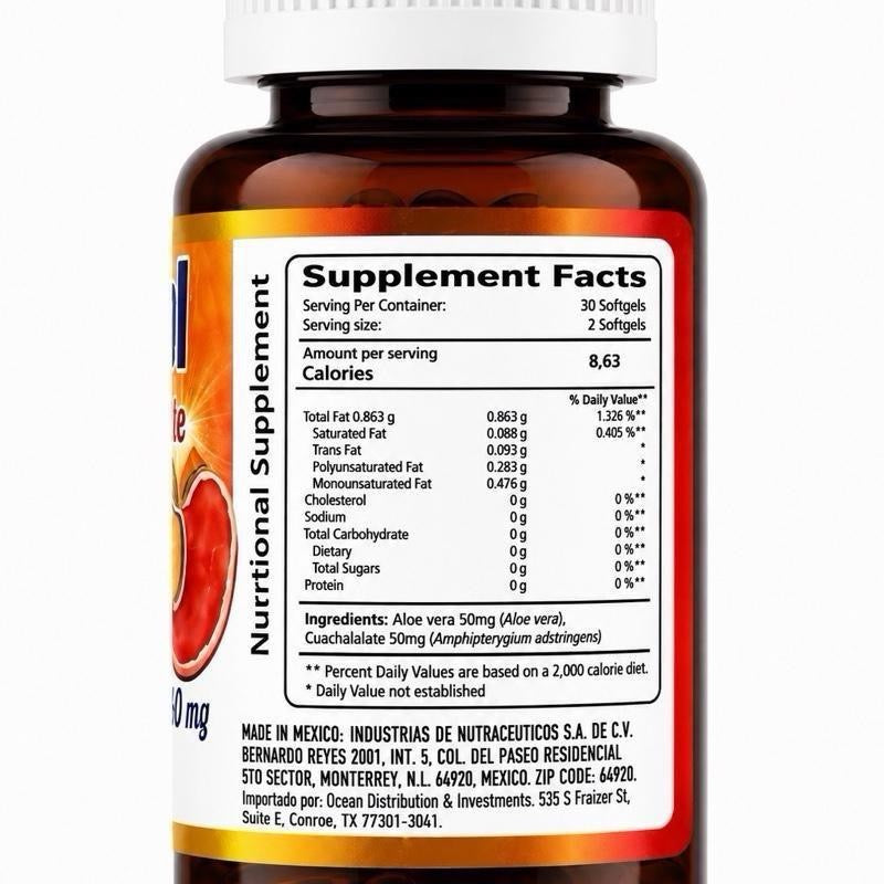 Gastriprasol Reforzado con Sábila y Cuachalalate 60 Softgels Herbal Capsules Gut Health Supplements Natural Healthcare