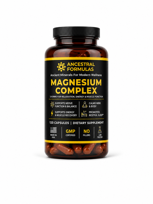 Ancestral Magnesium Complex 10 Essential Magnesium Supplements | 120 Capsules