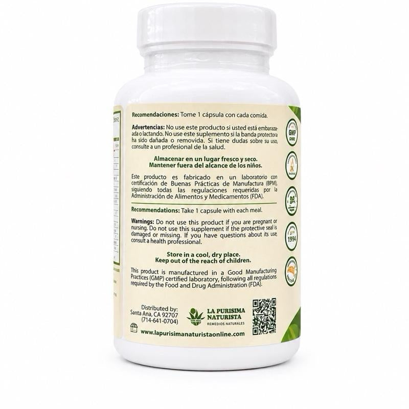 GastroVida Apoya el Bienestar Digestivo, Supports Digestive Wellness 60 Capsules