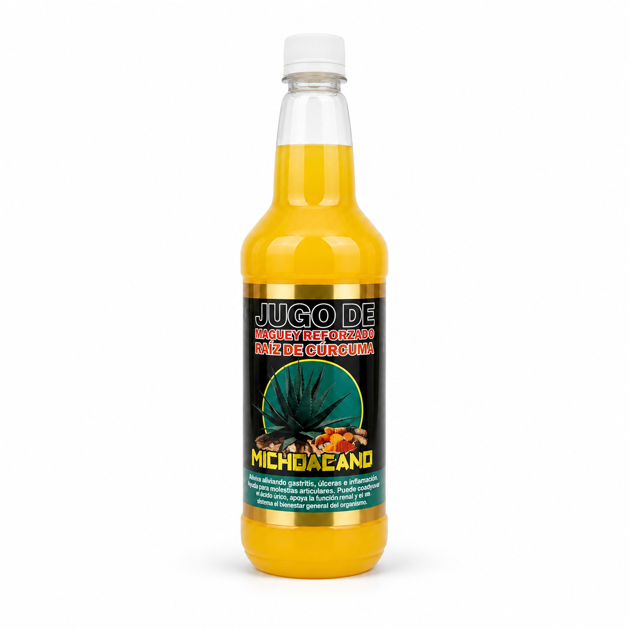 Maguey Juice with Tumeric Root- Jugo de Maguey Reforzado con Raíz de Cúrcuma