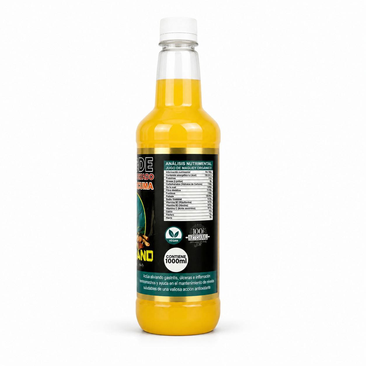 Maguey Juice with Tumeric Root- Jugo de Maguey Reforzado con Raíz de Cúrcuma