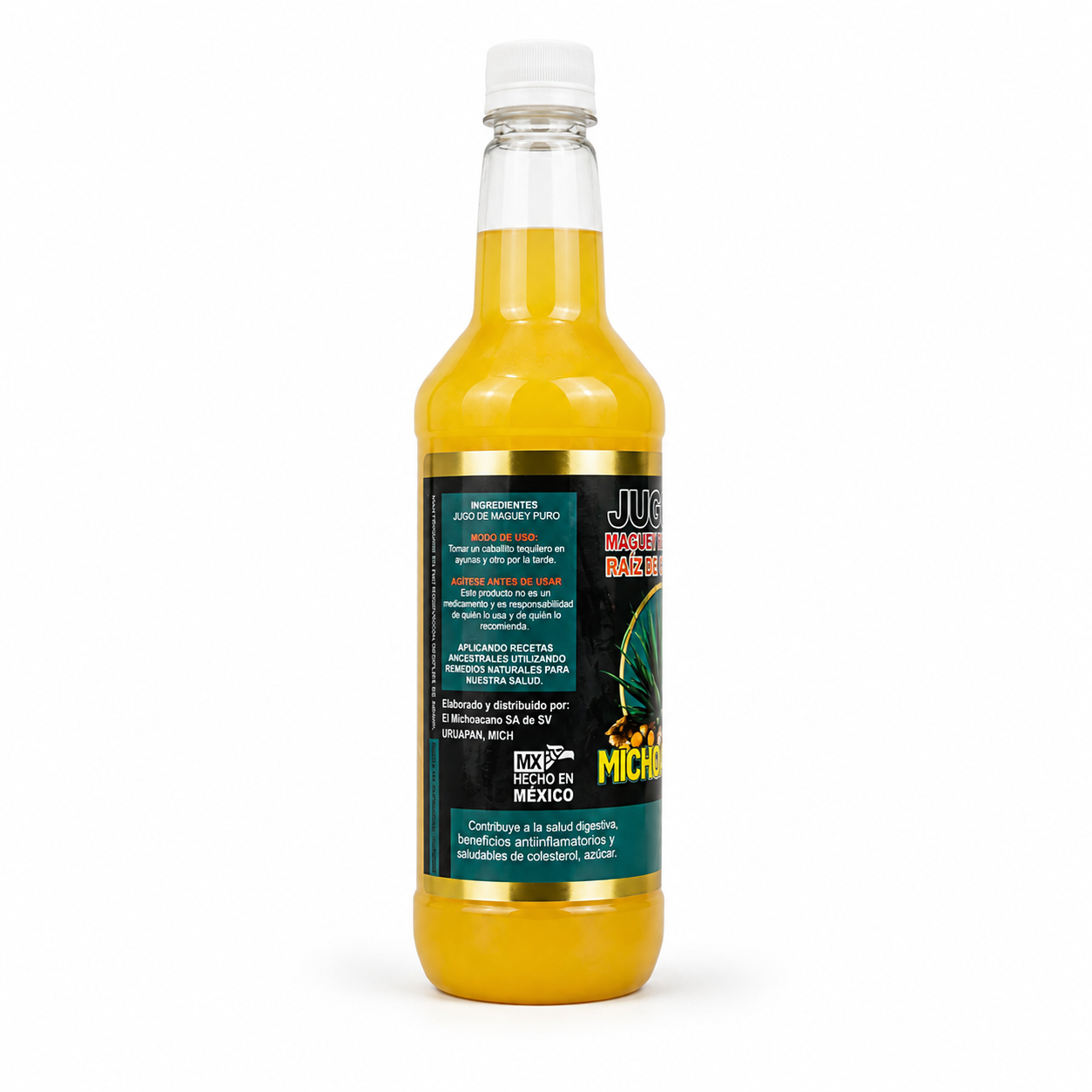Maguey Juice with Tumeric Root- Jugo de Maguey Reforzado con Raíz de Cúrcuma