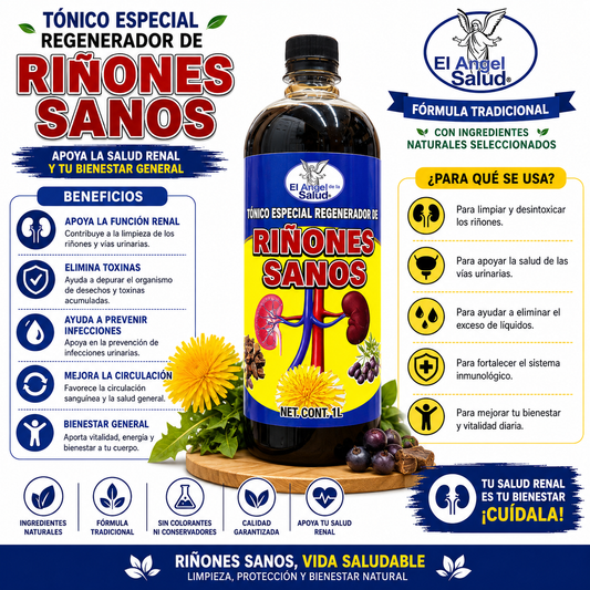 Kidney Support Herbal Beverage, 1L Natural Caffeine-Free Non-Caffeinated Dietary Liquid Supplement