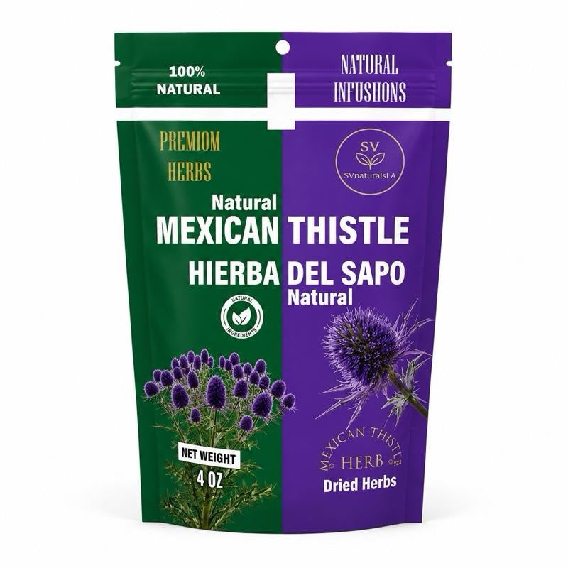 Mexican Thistle Hierba Del Sapo 4 Oz Dried Herbs 100% Natural Infusions