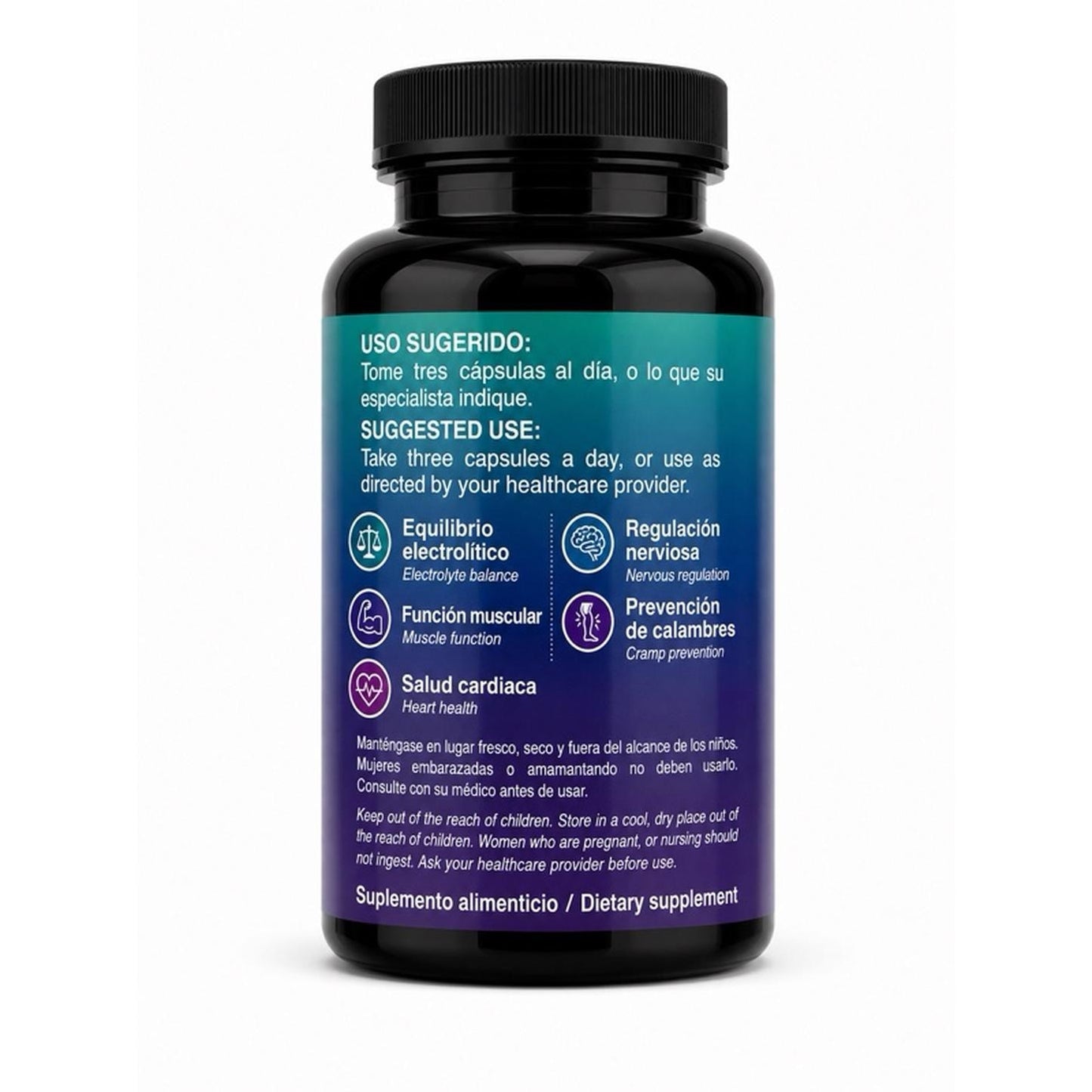 Forever Natural Citrate of Magnesium and Potassium 2100 mg per Serving 90 Capsules for Health Support