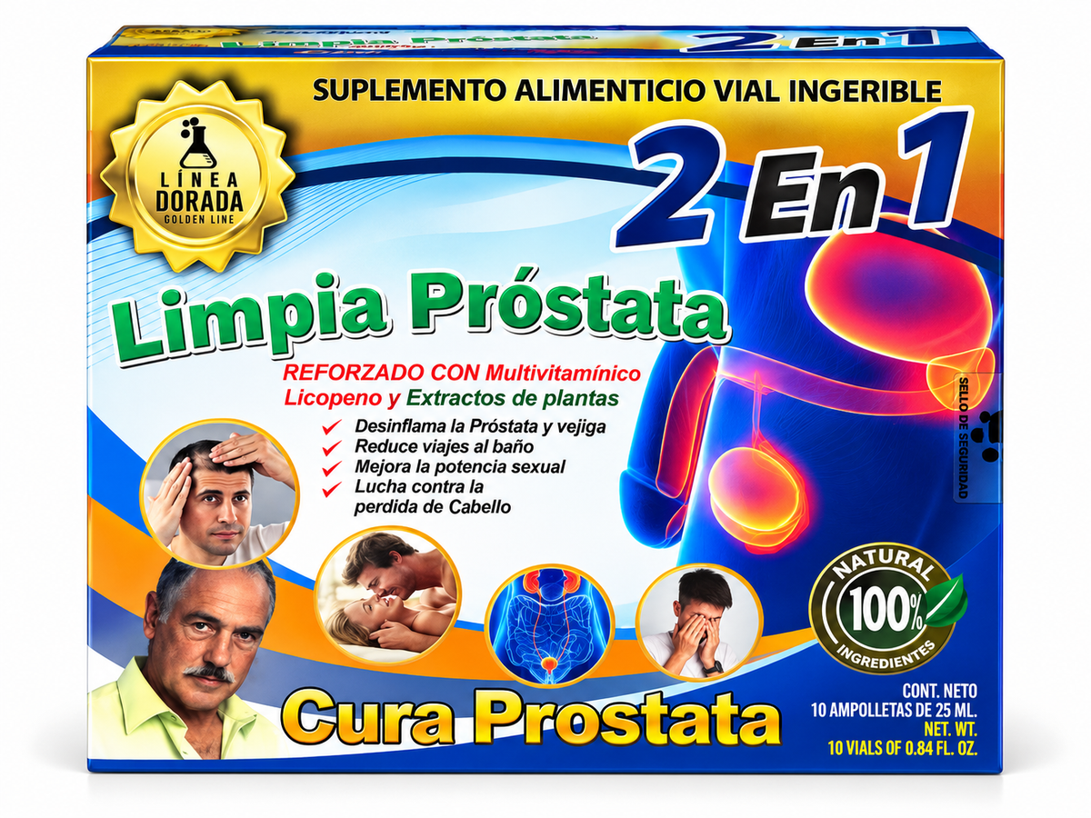 Limpia Próstata Reforzado – Multivitamin Supplement with Lycopene and Plant Extracts for Adult Men’s Daily Wellness and Nutritional Support