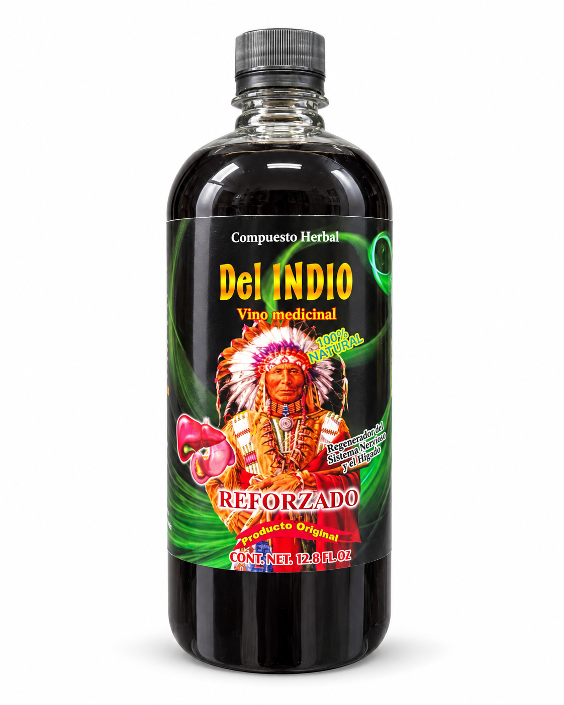 Del Indio Reforzado – Compuesto Herbal | 12.8 fl o