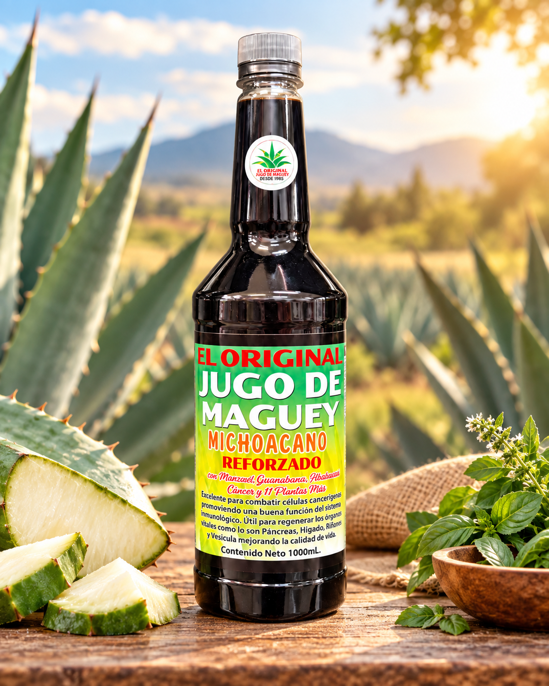 Jugo de Maguey Azul YuVi – 32 oz