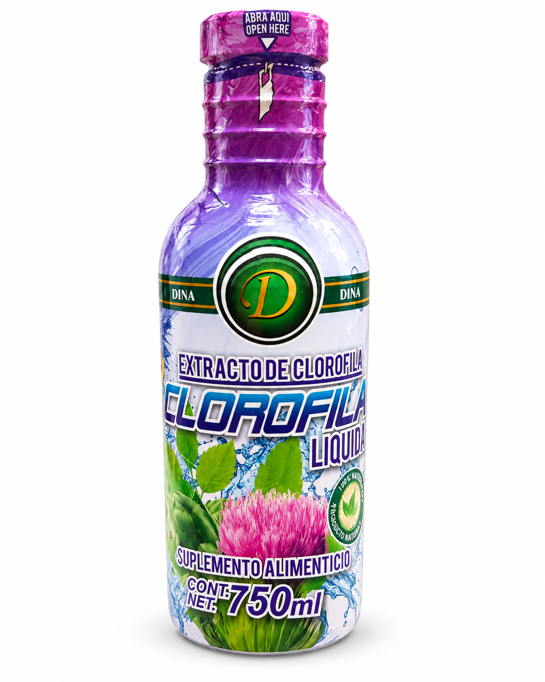 Extracto de Clorofila Líquida DINA – 750 ml