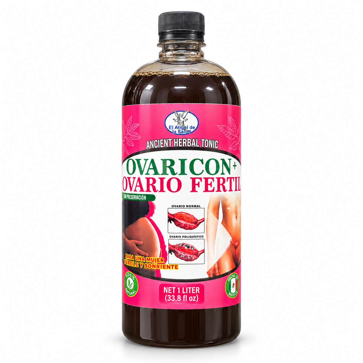 Ovaricón+ Ovario Fértil – Ancient Herbal Tonic | 1 Litro