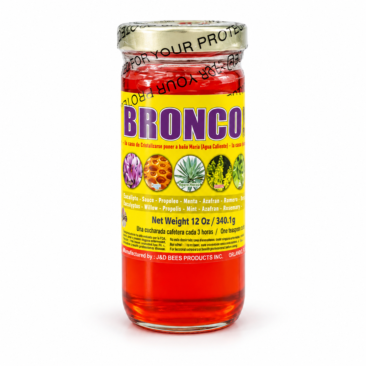Miel de Broncosol Jarabe Kids – 12 oz