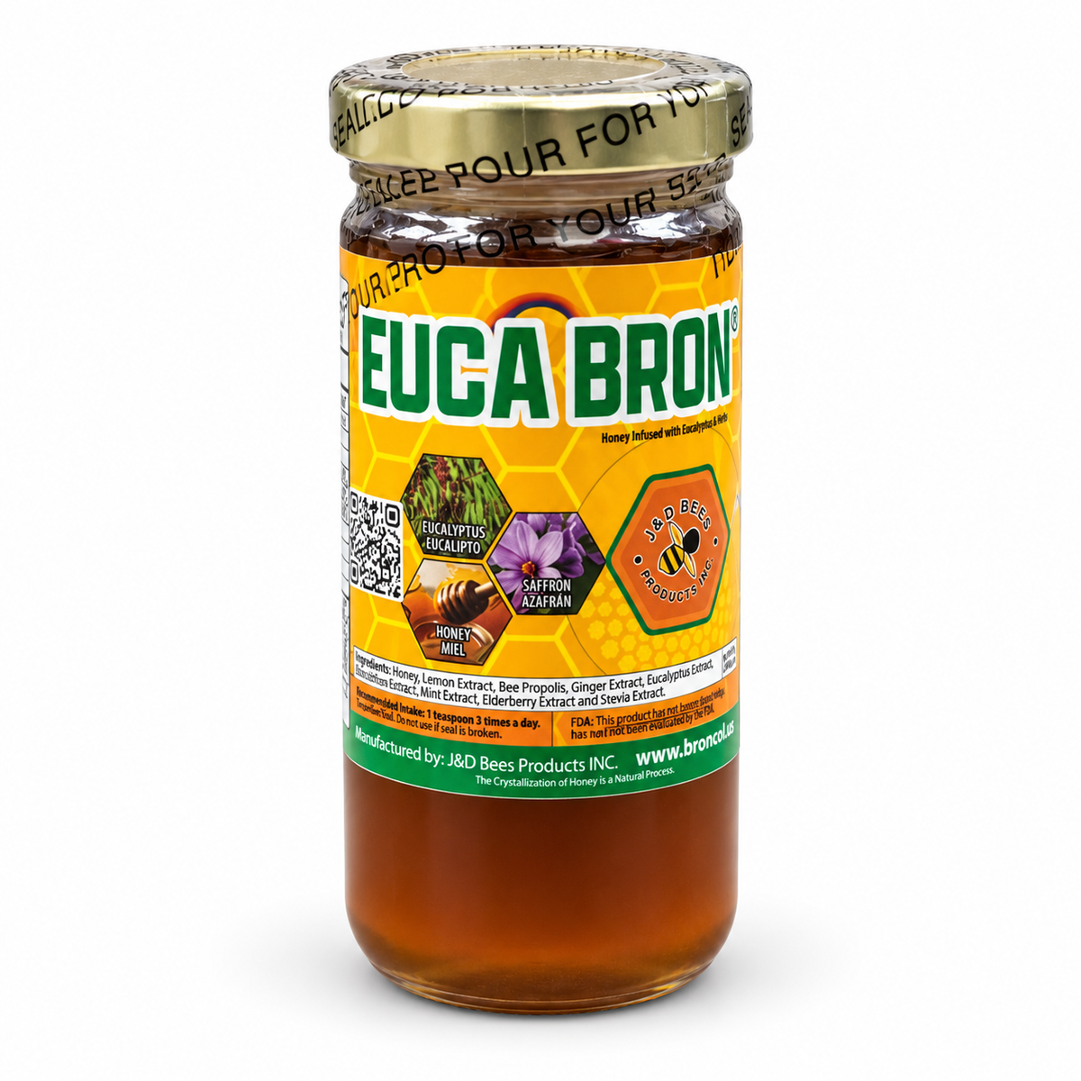Eucabroncosol Plus – Miel con eucalipto y extractos naturales