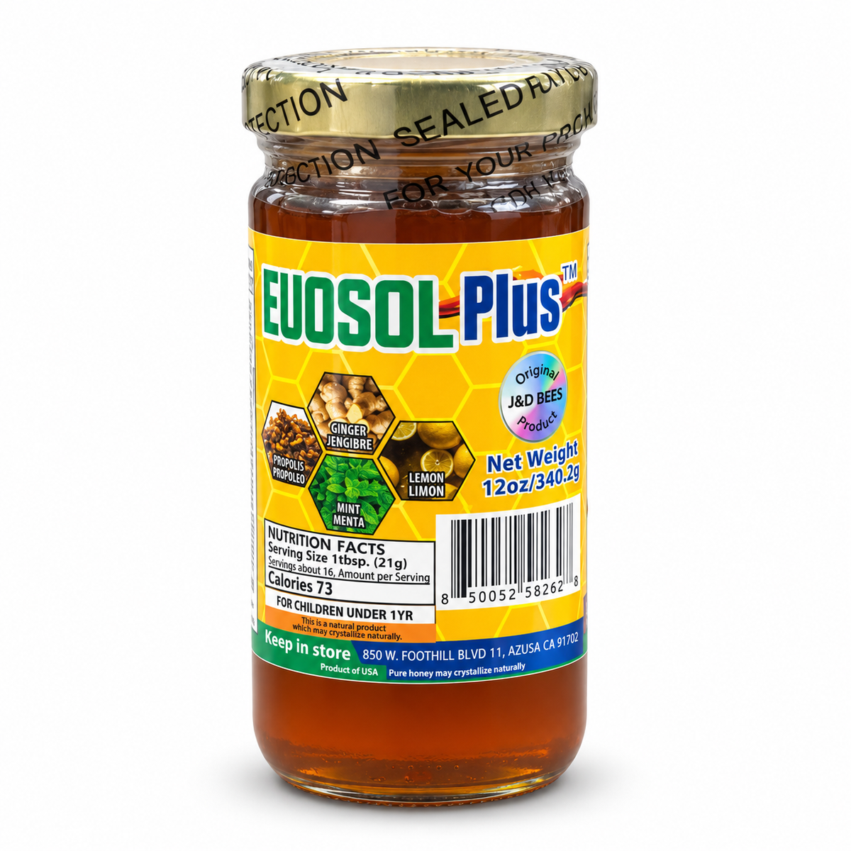 Eucabroncosol Plus – Miel con eucalipto y extractos naturales