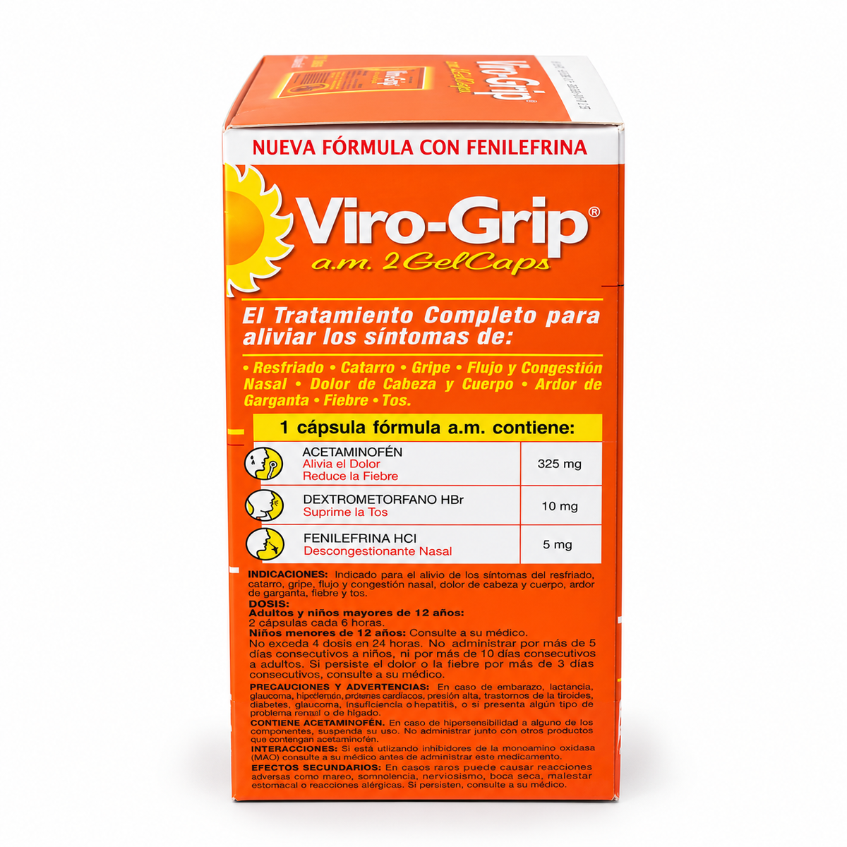 Viro-Grip a.m. 2 GelCaps – Display Completo