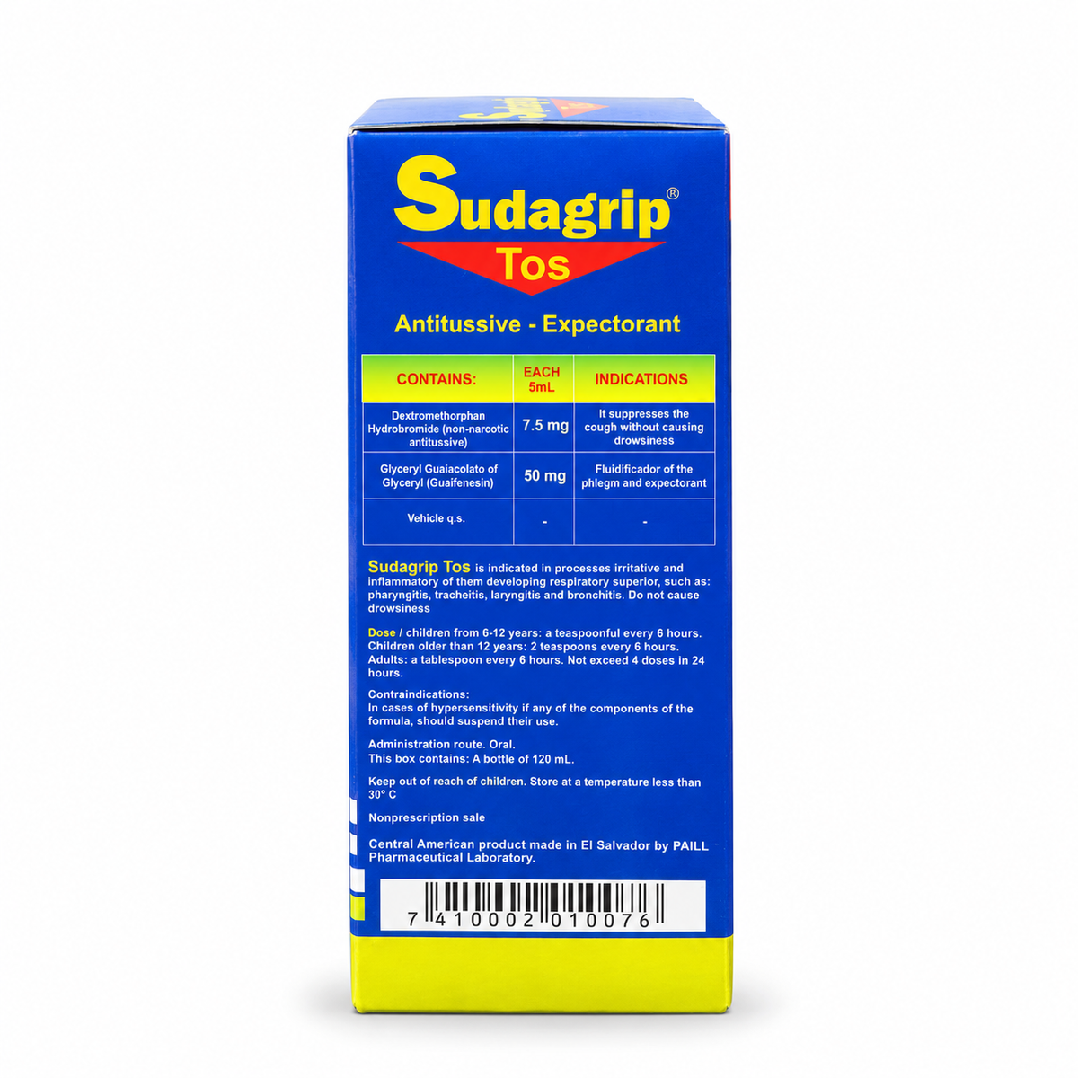 Sudagrip Tos – Solución Oral 120 mL