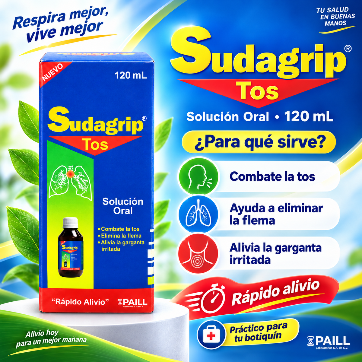 Sudagrip Tos – Solución Oral 120 mL