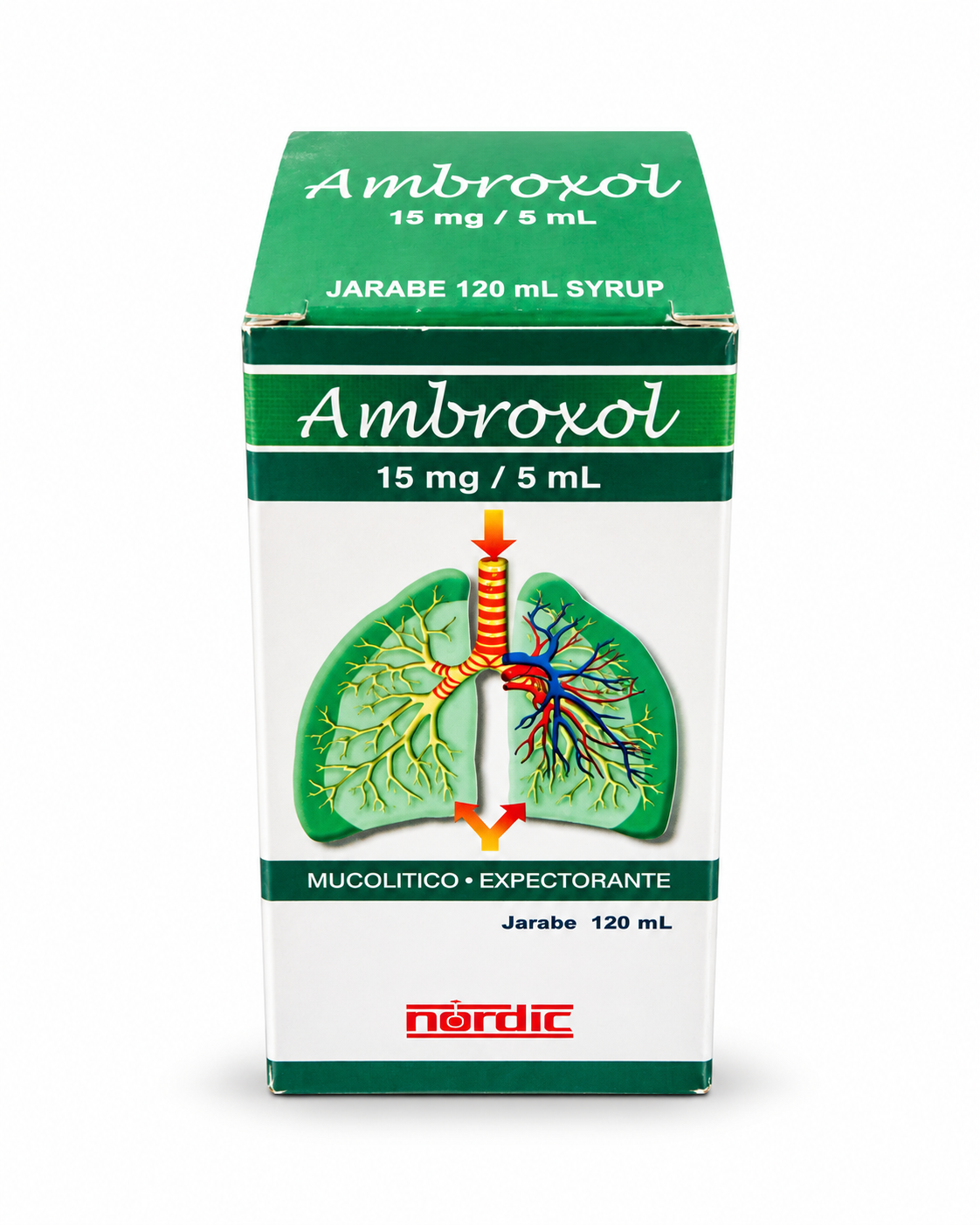 Ambroxol Jarabe 15 mg / 5 mL – 120 mL | Mucolítico y Expectorante
