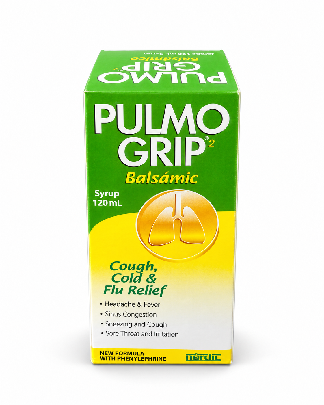 Pulmo Grip² Balsámico Jarabe 120 mL – Nordic | Gripe, Resfriado y Tos