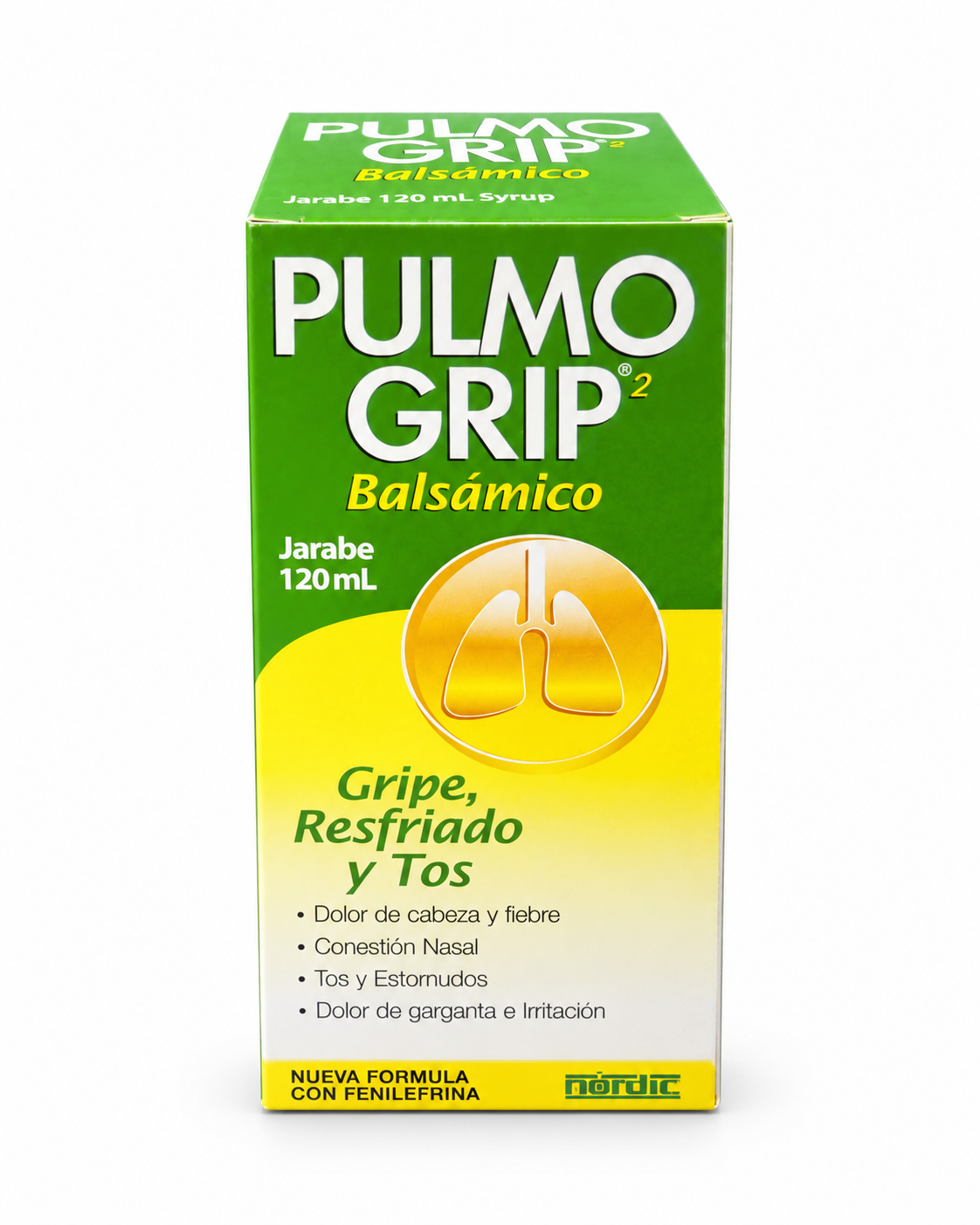 Pulmo Grip² Balsámico Jarabe 120 mL – Nordic | Gripe, Resfriado y Tos