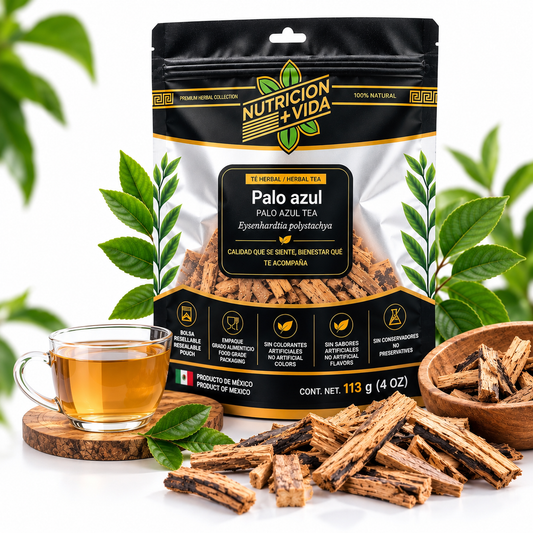 Palo Azul Natural – Té Herbal Premium | Nutrición Más Vida – 4 oz (113 g)