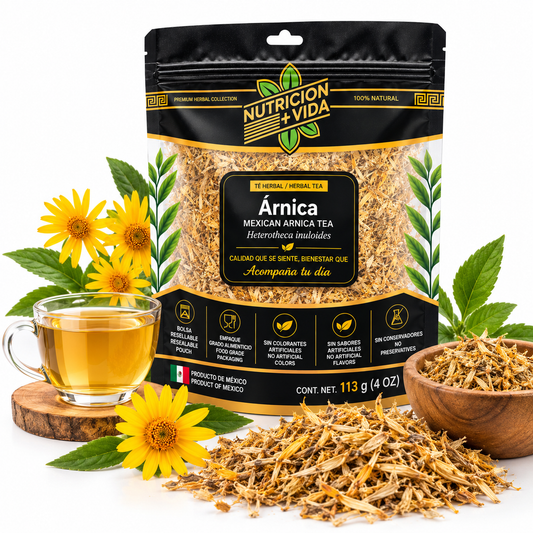 Árnica Natural – Té Herbal 100% Natural | 4 oz (113 g)