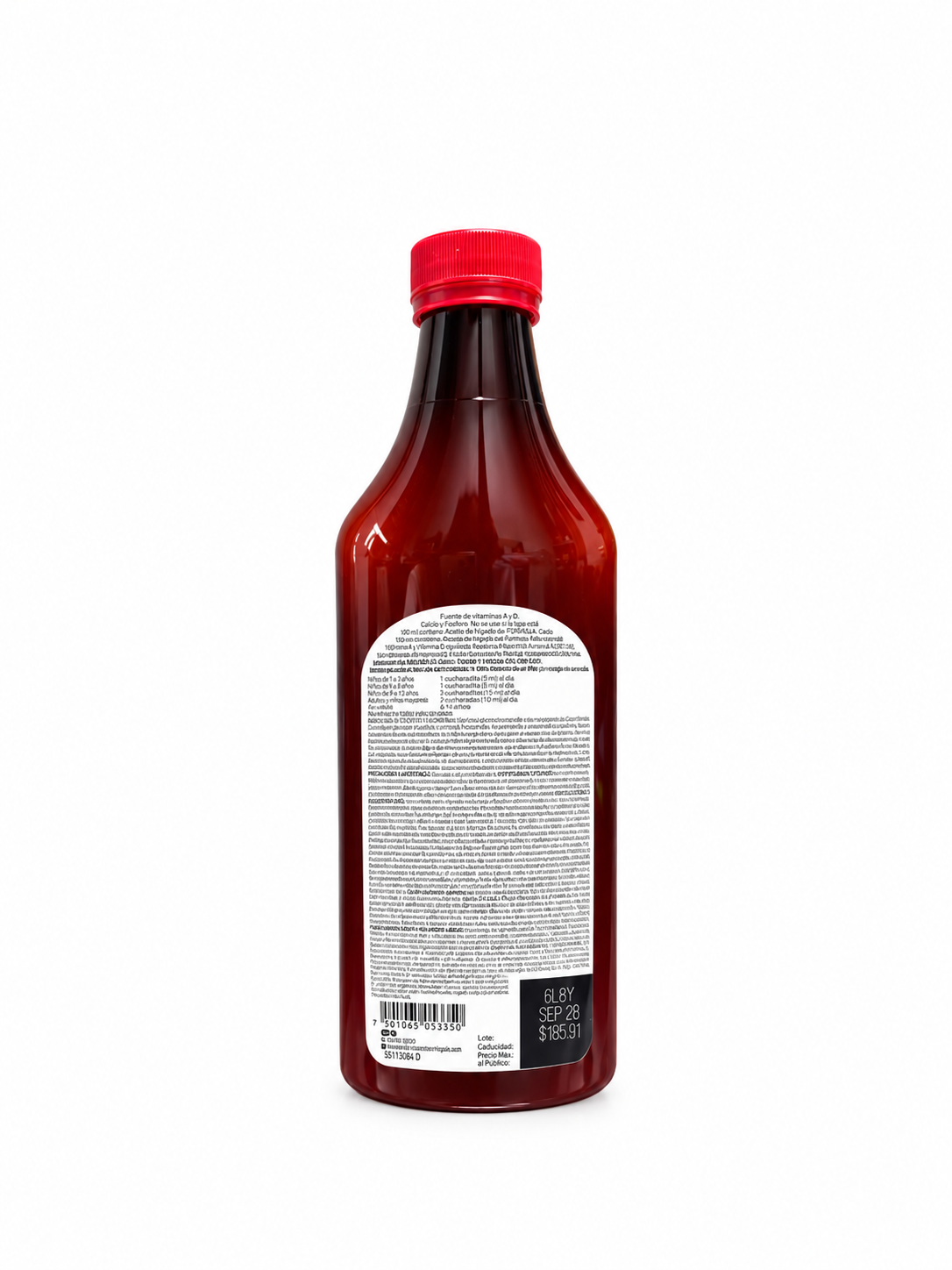 Emulsión de Scott Sabor Cereza – 369 ml | Vitaminas A y D, Calcio y Fósforo 🍒